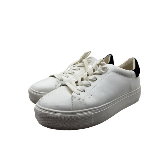 KURT GEIGER LONDON Women's Laney Platform Low Top Sneakers White Leather EUR 41 - Picture 1 of 11